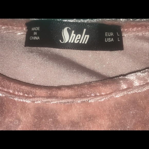 Pink Velvet slim fit crop tee - Picture 6 of 7